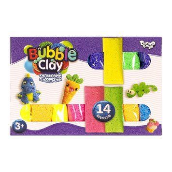 Комплект креативної творчості "Bubble Clay" BBC-05-01U 14 брикетів BBC-05-01U фото