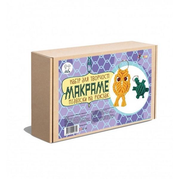 Набор детского творчества Макраме &laquo;Подвески на рюкзак&raquo; М-004 М-004 фото