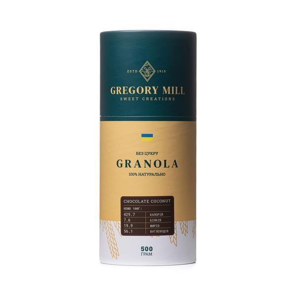 Гранола Gregory Mill Chocolate Coconut, 500 г GM-03-02 фото