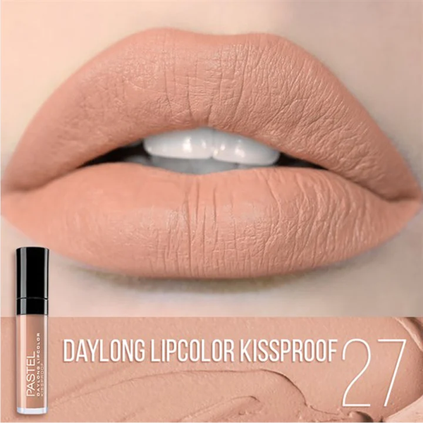 Pastel Помада матова рідка Pastel Daylong Lipcolor Kissproof тон 27, 7 мл 8690644143274 фото
