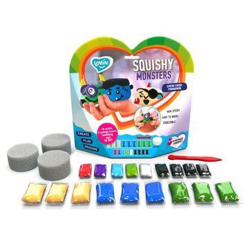 Набір для ліплення з повітряним пластиліном Squishy Monsters ТМ Lovin 70130 70130 фото
