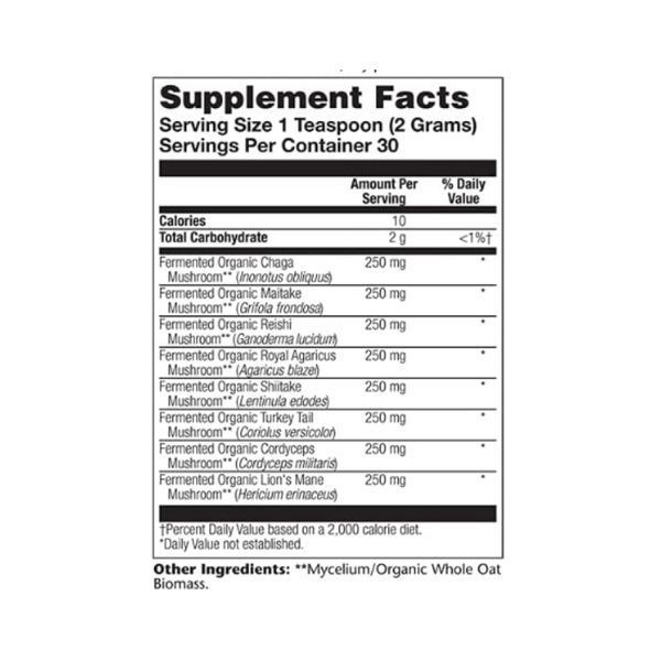 Organic Fermented Mushroom Complete 2000mg - 60g 2023-10-2140 фото